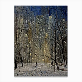 Winter - New Jork Canvas Print