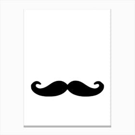 Bold Mustache Canvas Print