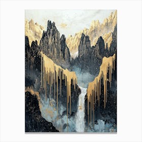 Dolomites Elegance Mystic Serenity Canvas Print