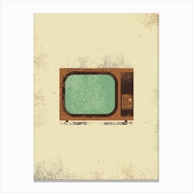 Vintage Tv Canvas Print