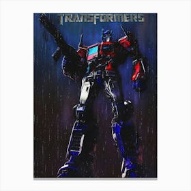 Transformer Optimus Prime Canvas Print