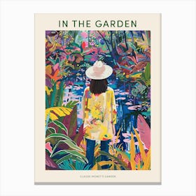 In The Garden Poster Claude Monet S Garden 3 Canvas Print