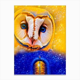 Owl wisdom Canvas Print