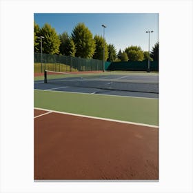 Tennis Court Canvas Print