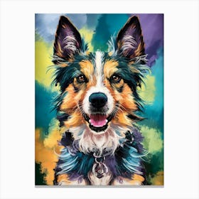 Portrait Of A Dog 6 Canvas Print