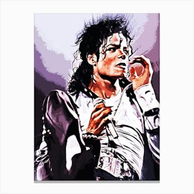 Michael Jackson king of pop music 27 Canvas Print
