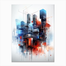 Abstract City Canvas Print