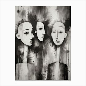 Three Faces Canvas Print