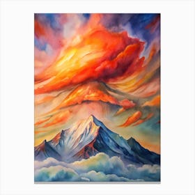 April Sky Canvas Print