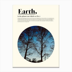 EARTH Canvas Print