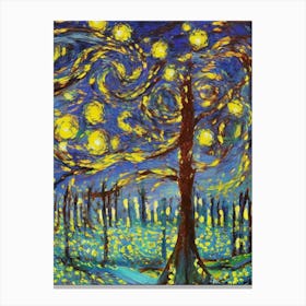 Starry Night 214 Canvas Print