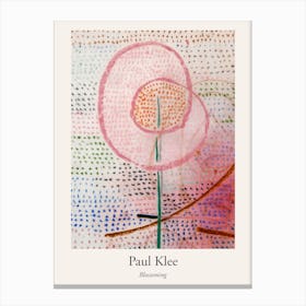 Blossoming   Paul Klee, Poster Canvas Print
