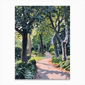 Hyde Park London Parks Garden 1 Painting Canvas Print