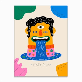 Tasty Falls Canvas Print