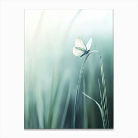 Butterfly On Grass.Generated AI. Wall Art Print 1 Canvas Print