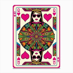 Queen Of Hearts Canvas Print