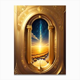 Golden Door Canvas Print