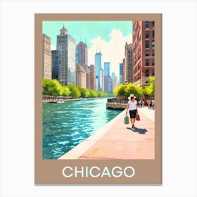 Chicago River Canvas Print