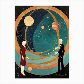 Venus And Jupiter Canvas Print