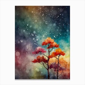 Abstract Of Trees Canvas Print