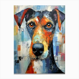 Modern Dog Canvas Print