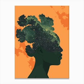 Woman'S Head 28 Canvas Print