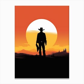 Wild West Cowboy: A Timeless Tale Canvas Print