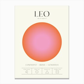 Leo's Canvas Print