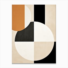 Abstract Circles, Bauhaus 1 Canvas Print