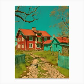 Old House in a Small Town in the South Canvas Print