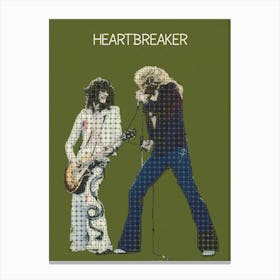 Heartbreaker Jimmy Page , Robert Plant Led Zeppelin Canvas Print