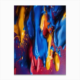 Lluvia De Colores Canvas Print