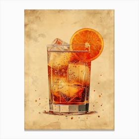 Aperol Spritz Art Print 402 Canvas Print