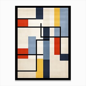 Dynamic Geometry; Abstract Mid Century Patterns Canvas Print