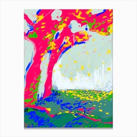 Tree In The Park Canvas Print