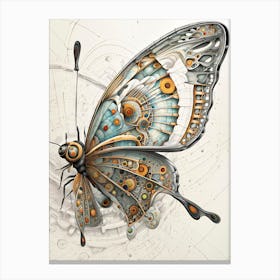 Mechanical Butterfly IV Canvas Print