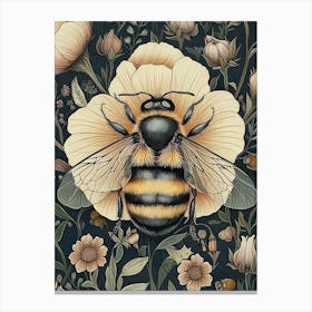 William Morris Bee 2 Vintage  Canvas Print