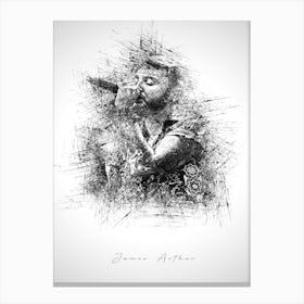 James Arthur Canvas Print