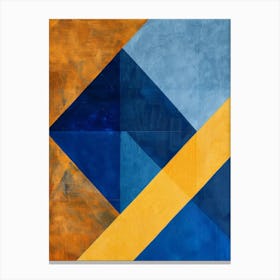 'Blue And Yellow' 2 Canvas Print