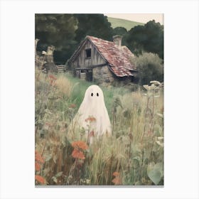 Ghost In The Field 1 Canvas Print