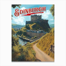 Edinburgh: A Misty Scottish Romance Canvas Print