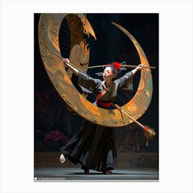 Asian Dancer 3 Canvas Print