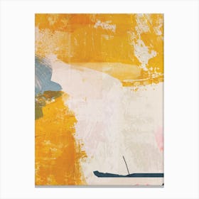 Abstract With Yellow Canvas Print