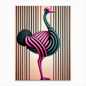 Ostrich Canvas Print