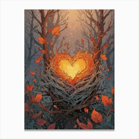 Heart Of The Forest 10 Canvas Print