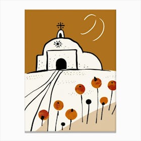 Santa Cruz Church 1 Canvas Print