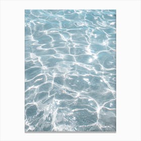 Crystal Clear Sea Water Canvas Print