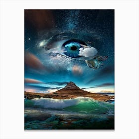 Nature S Beauties Sky Eye Paint Canvas Print