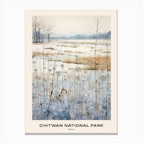 Chitwan National Park Nepal 4 Poster Canvas Print