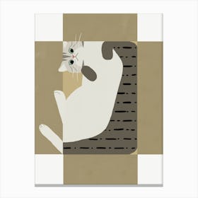 Cat in A Box Canvas Print
